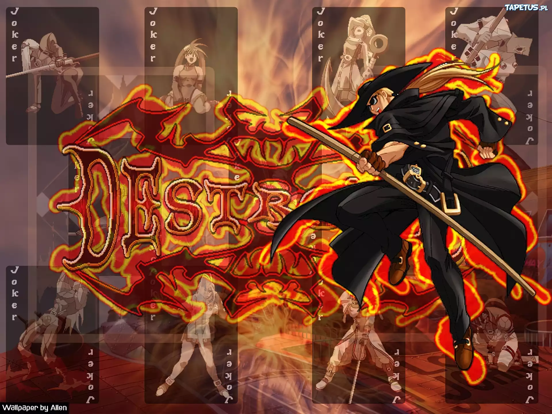 Guilty Gear, postać, mężczyzna, kapelusz