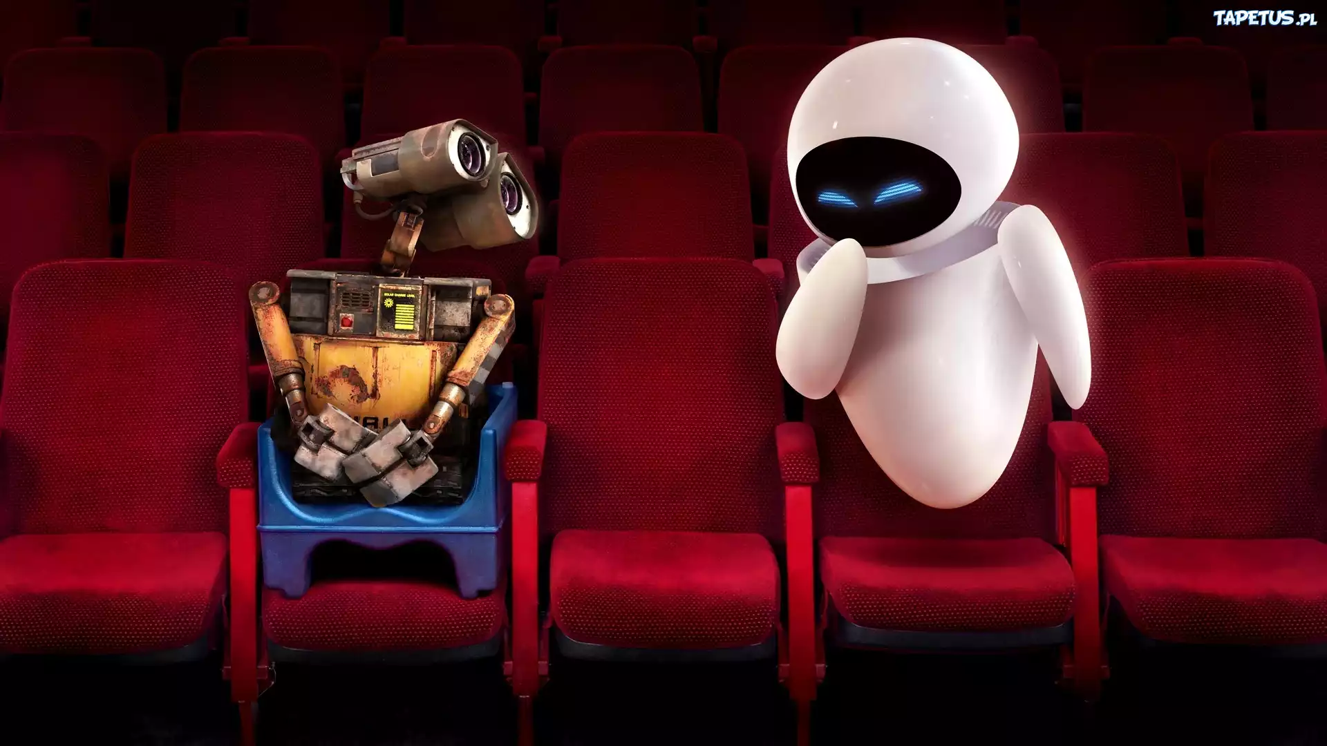 Wall E, Kino, Fotele