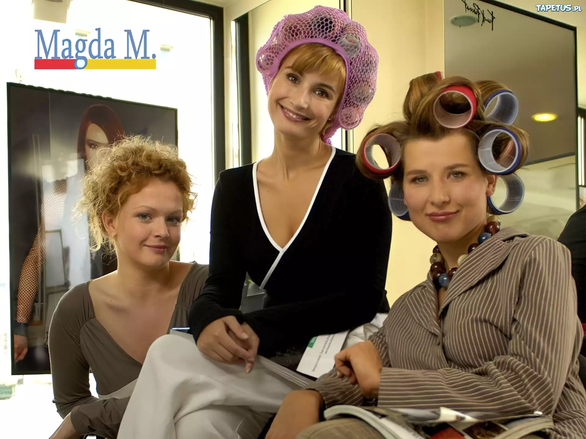 Magda M, Joanna Brodzik, Katarzyna Herman, Daria Widawska, wałki