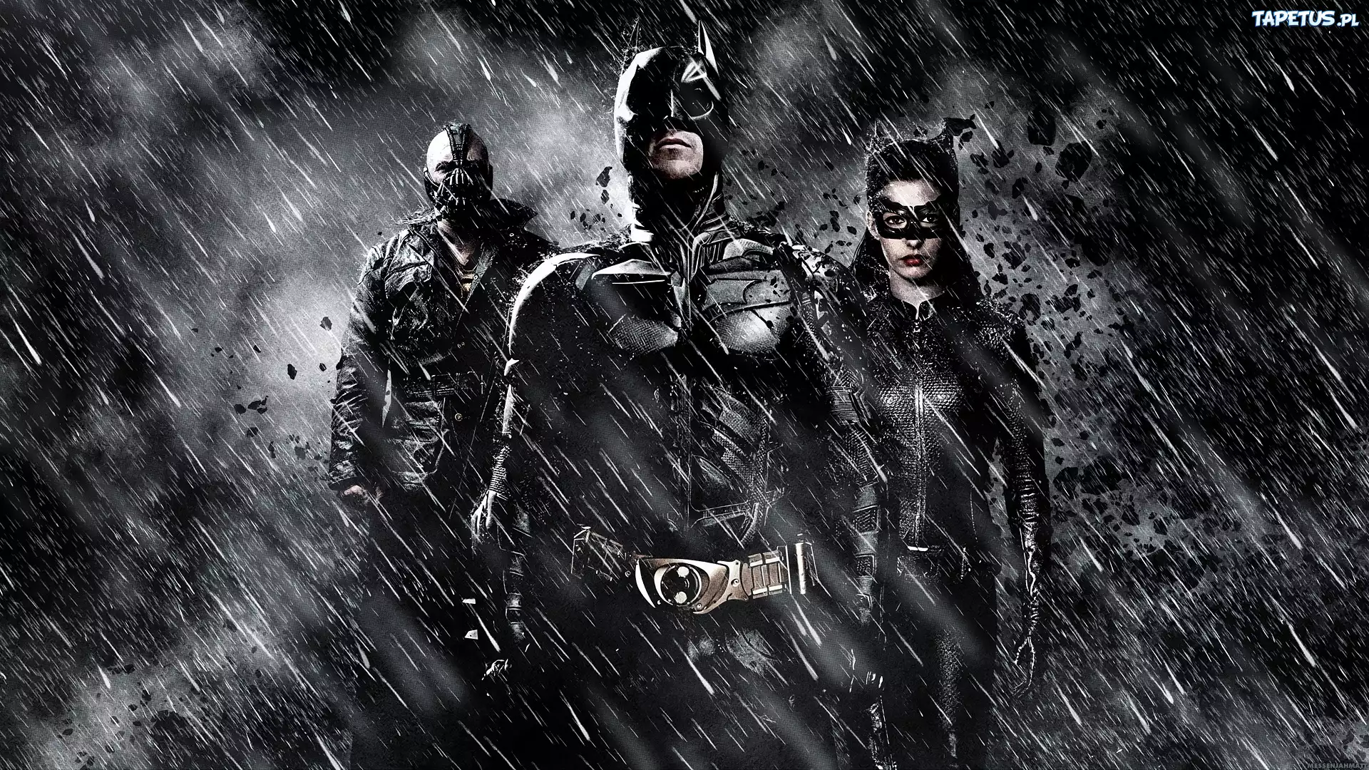 Batman Dark Knight, Deszcz