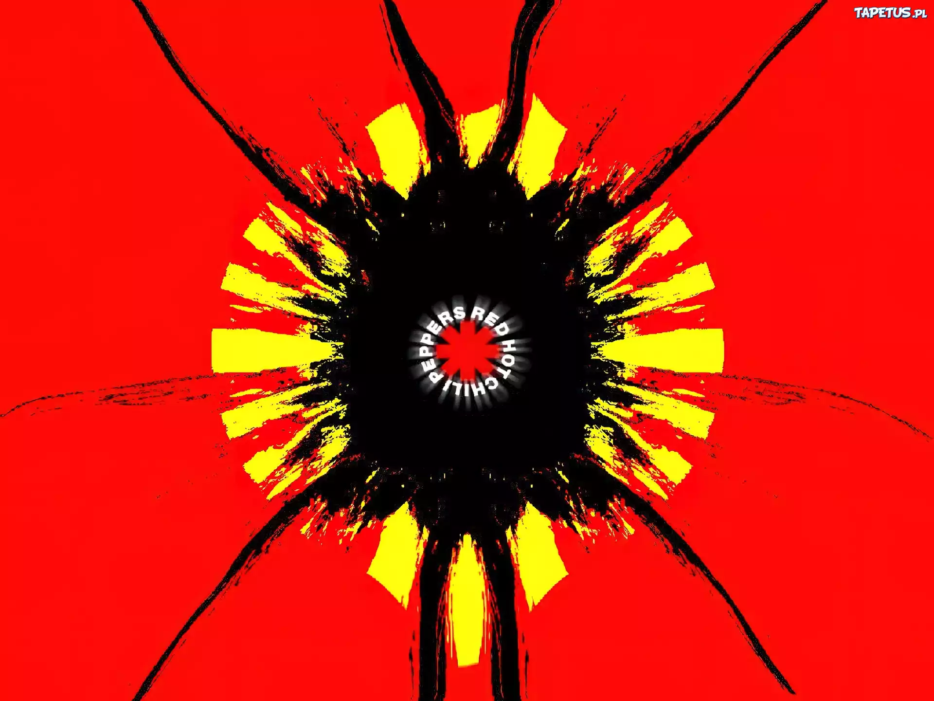 Red Hot Chili Peppers,oko, czerwony