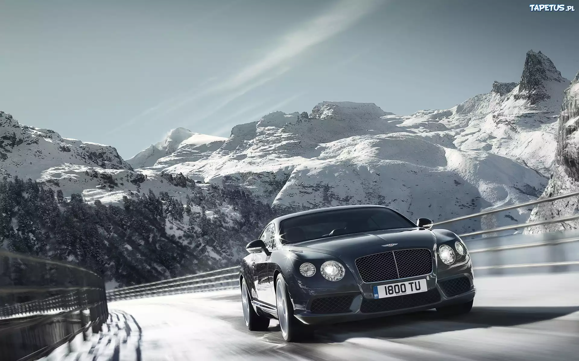 Bentley Continental, Droga, Góry