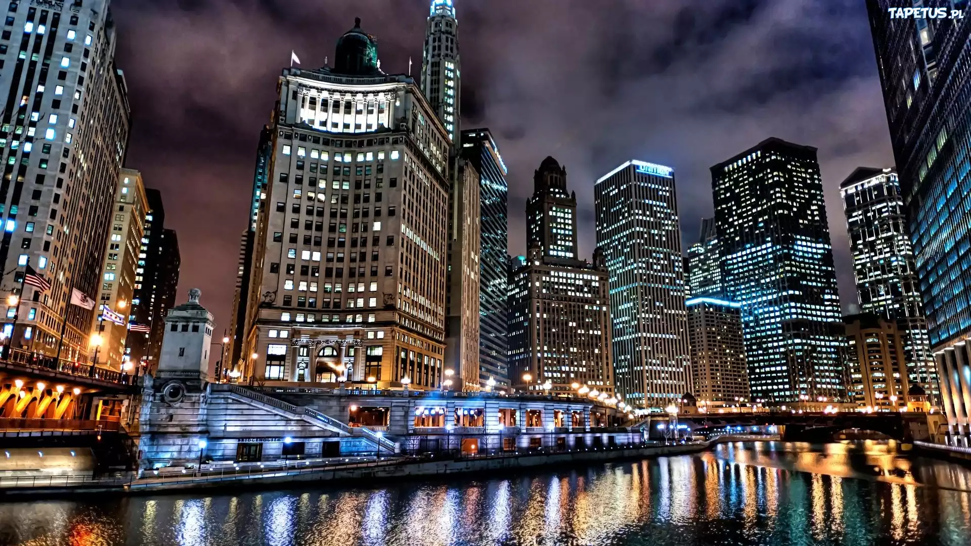 Oświetlone, Miasto, Chicago