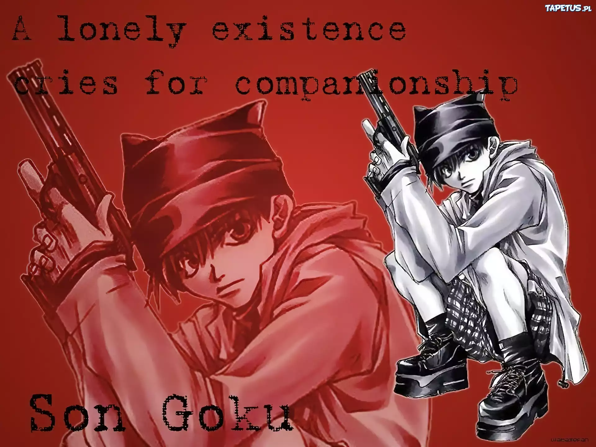 Saiyuki, son, pistolet