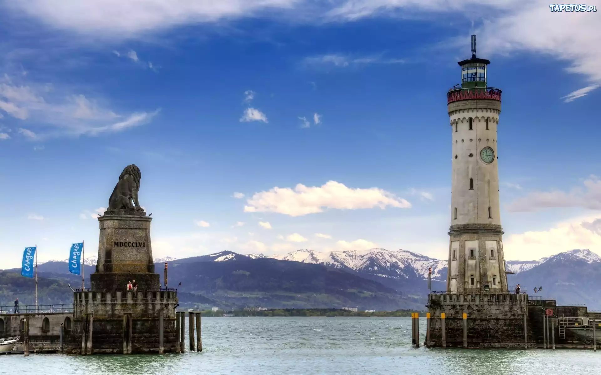 Lindau, Bawaria, Latarnia, Jezioro