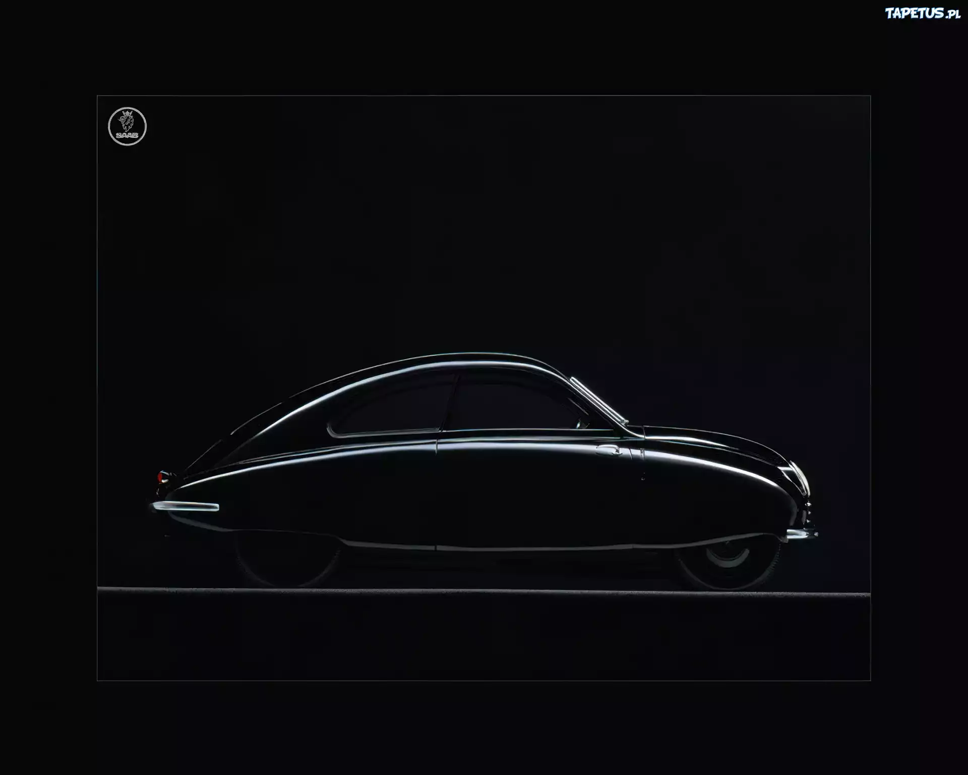 Saab,czrny