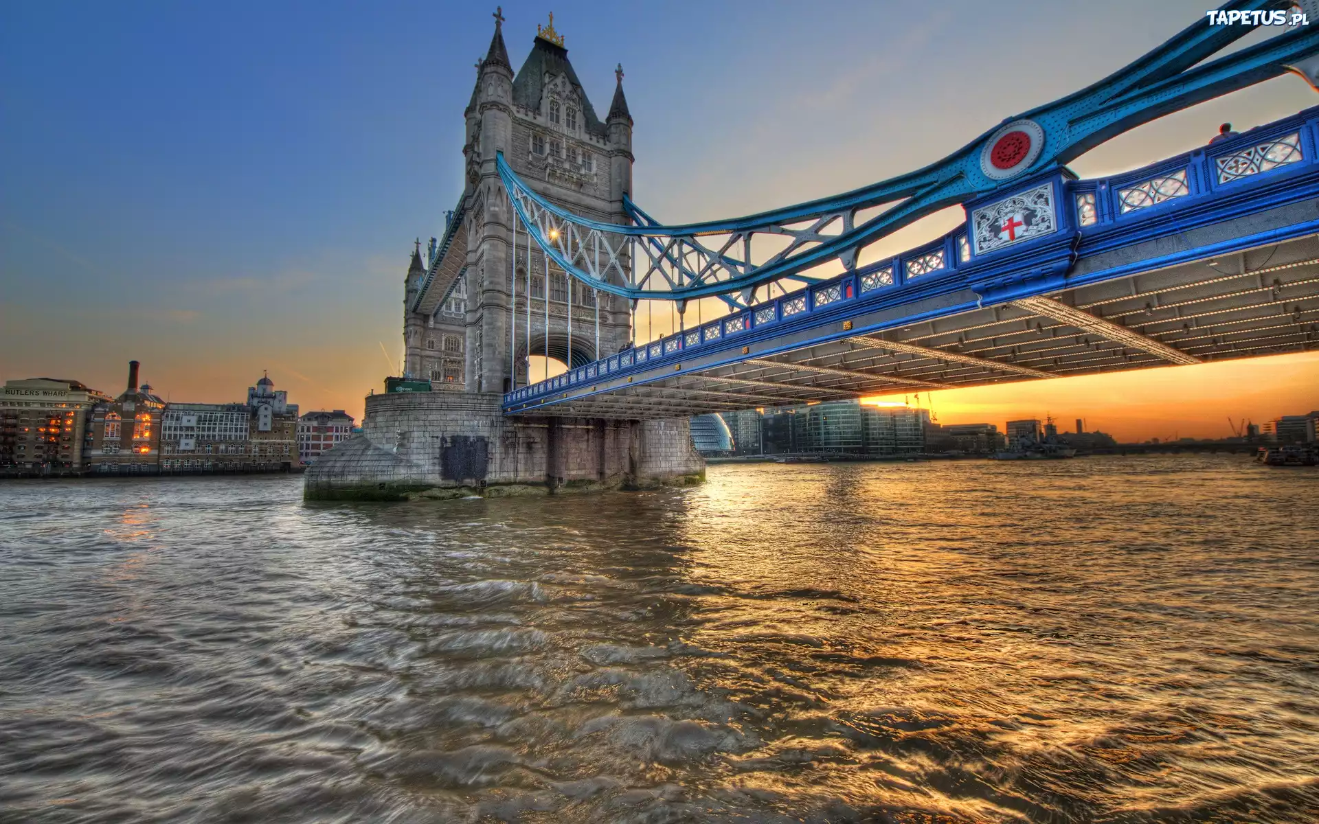 Tower Bridge, Londyn, Tamiza
