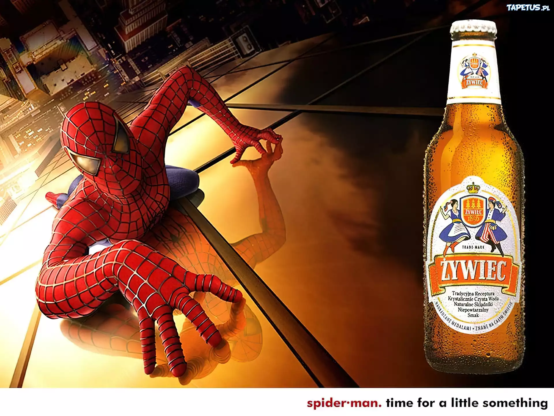 Piwo, Piwo Żywiec, spider man