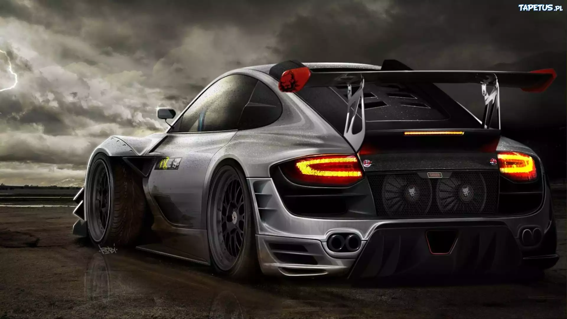 Srebrne, Porsche, Tuning