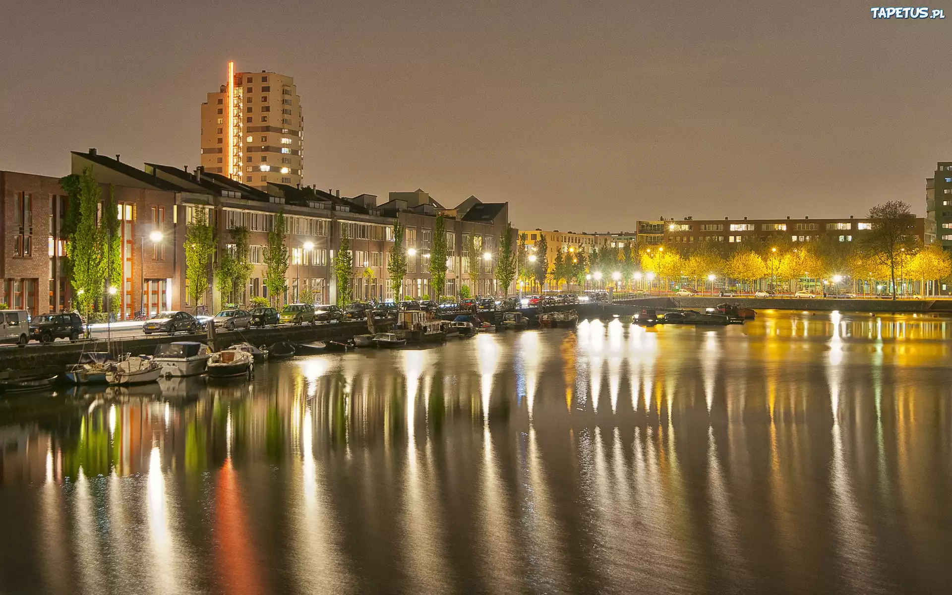 Port, Łodzie, Miasto, Amsterdam