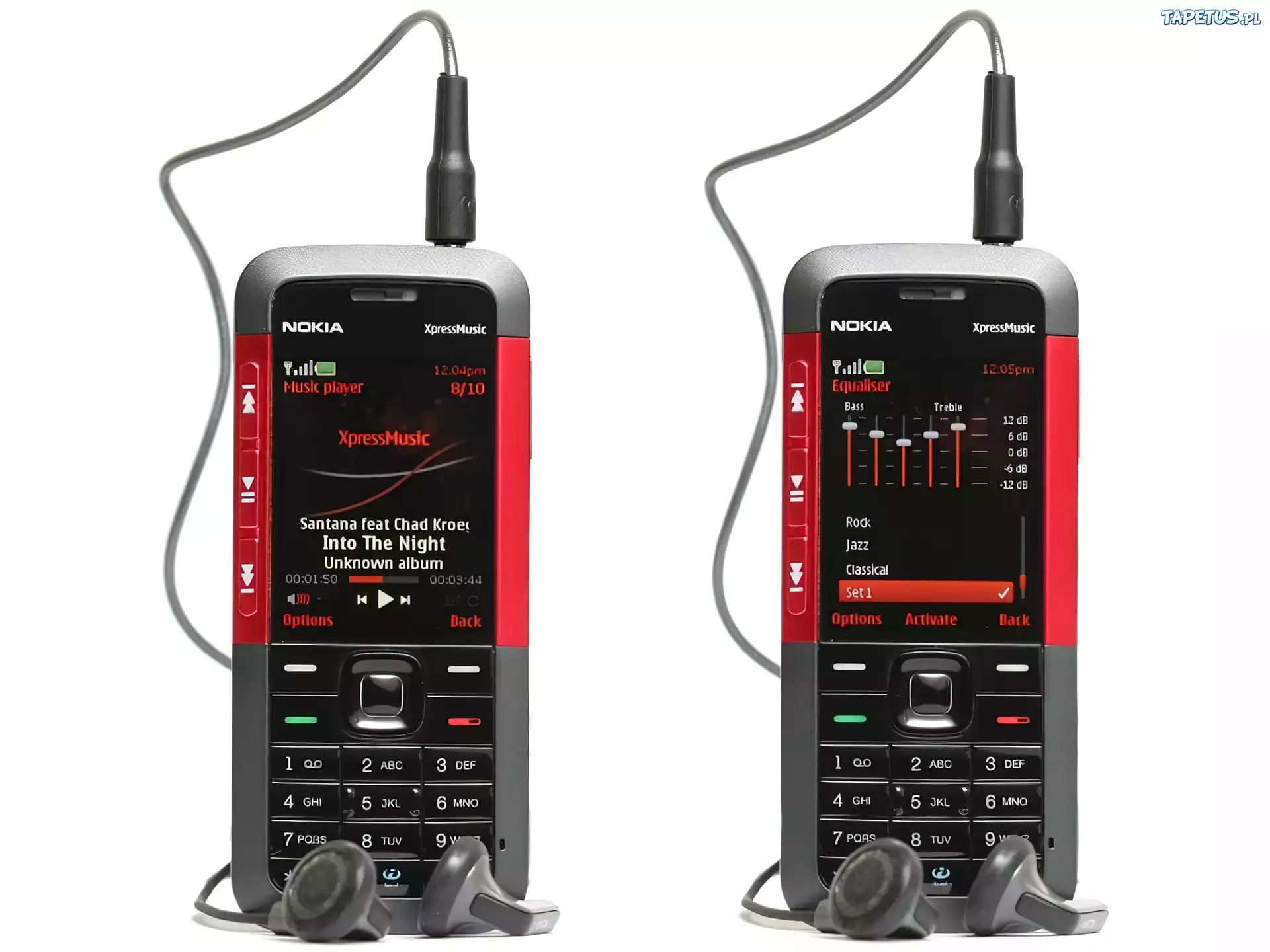 Nokia 5310 XpressMusic, Czerwona, Słuchawki