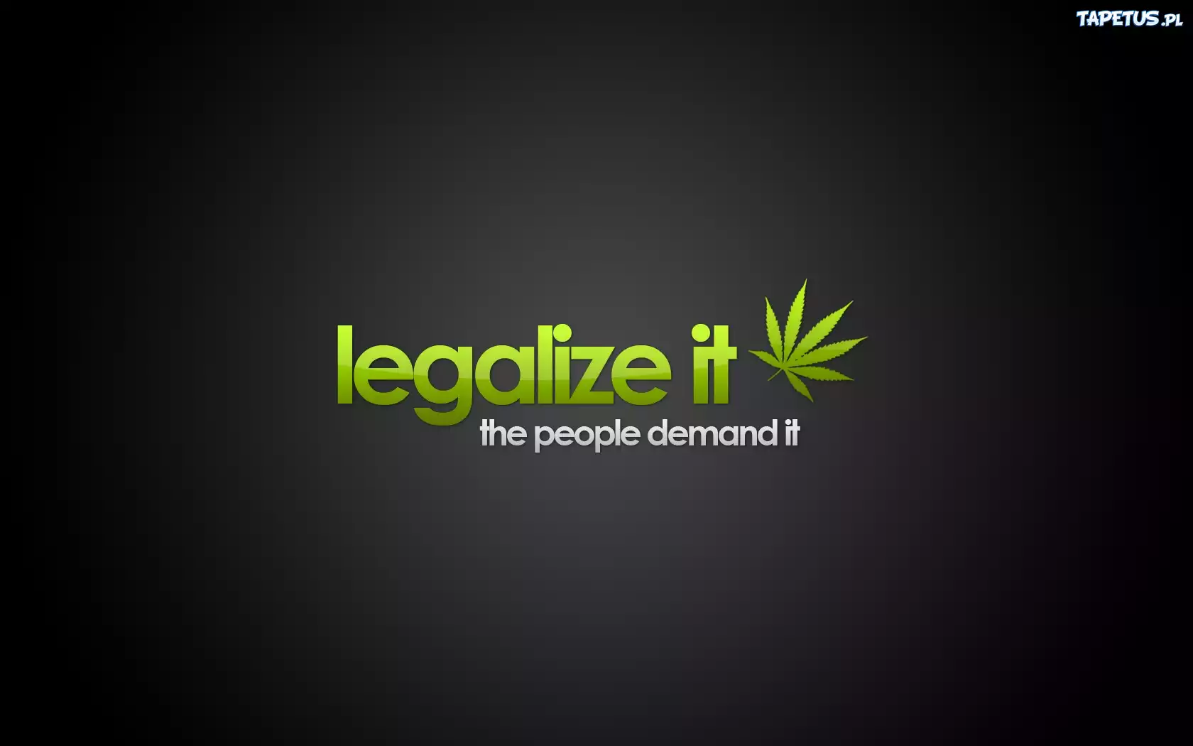 Marihuana, Liść, Napis