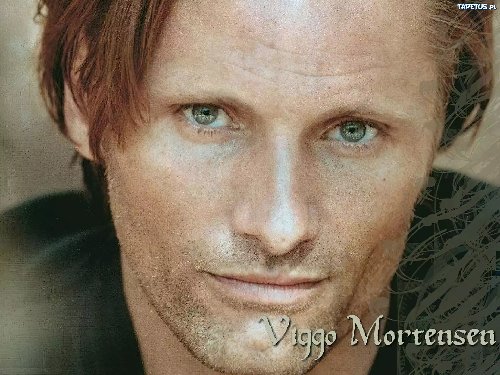 Viggo Mortensen,jasne włosy