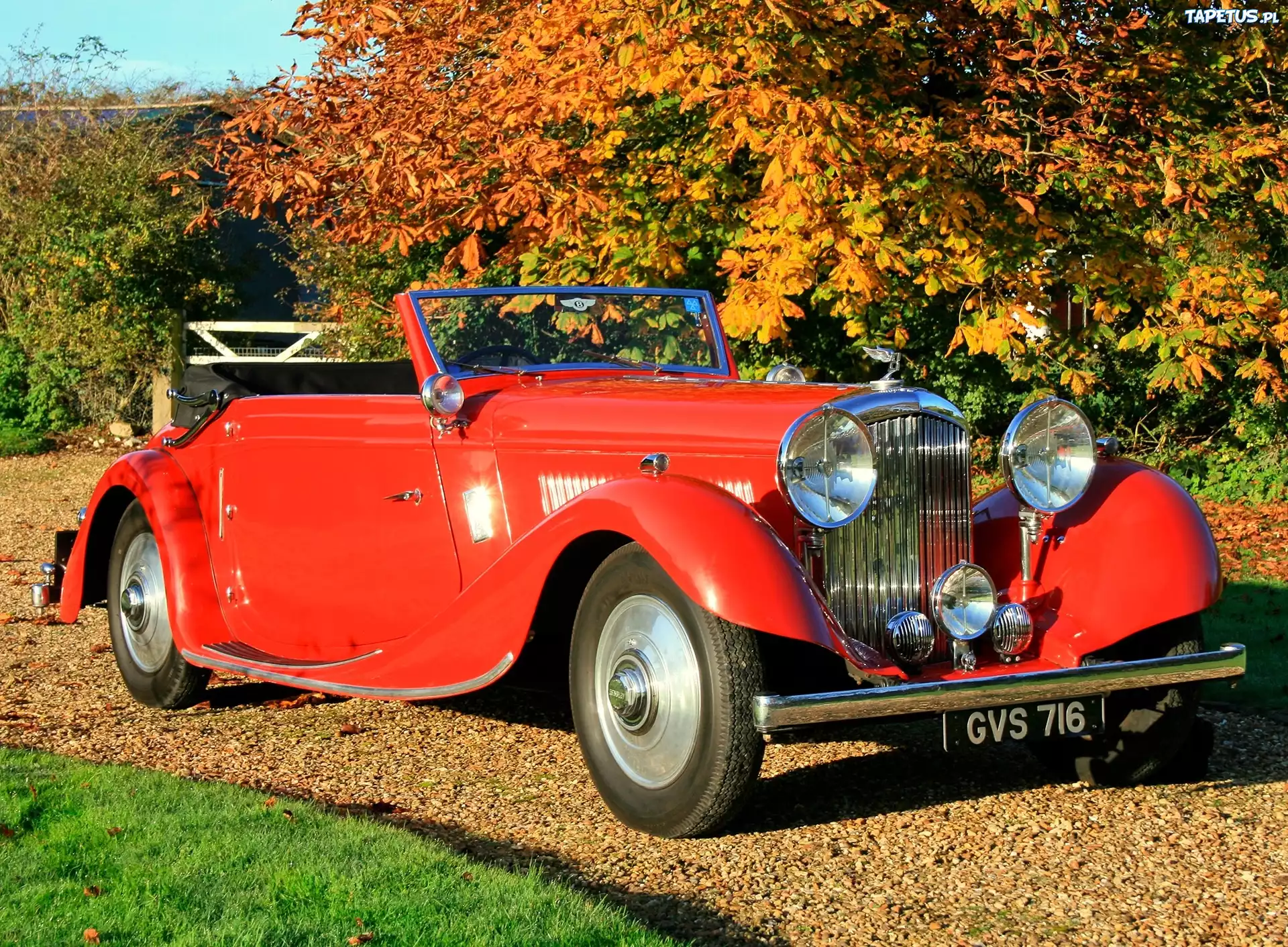 Czerwony, Bentley Derby Drophead