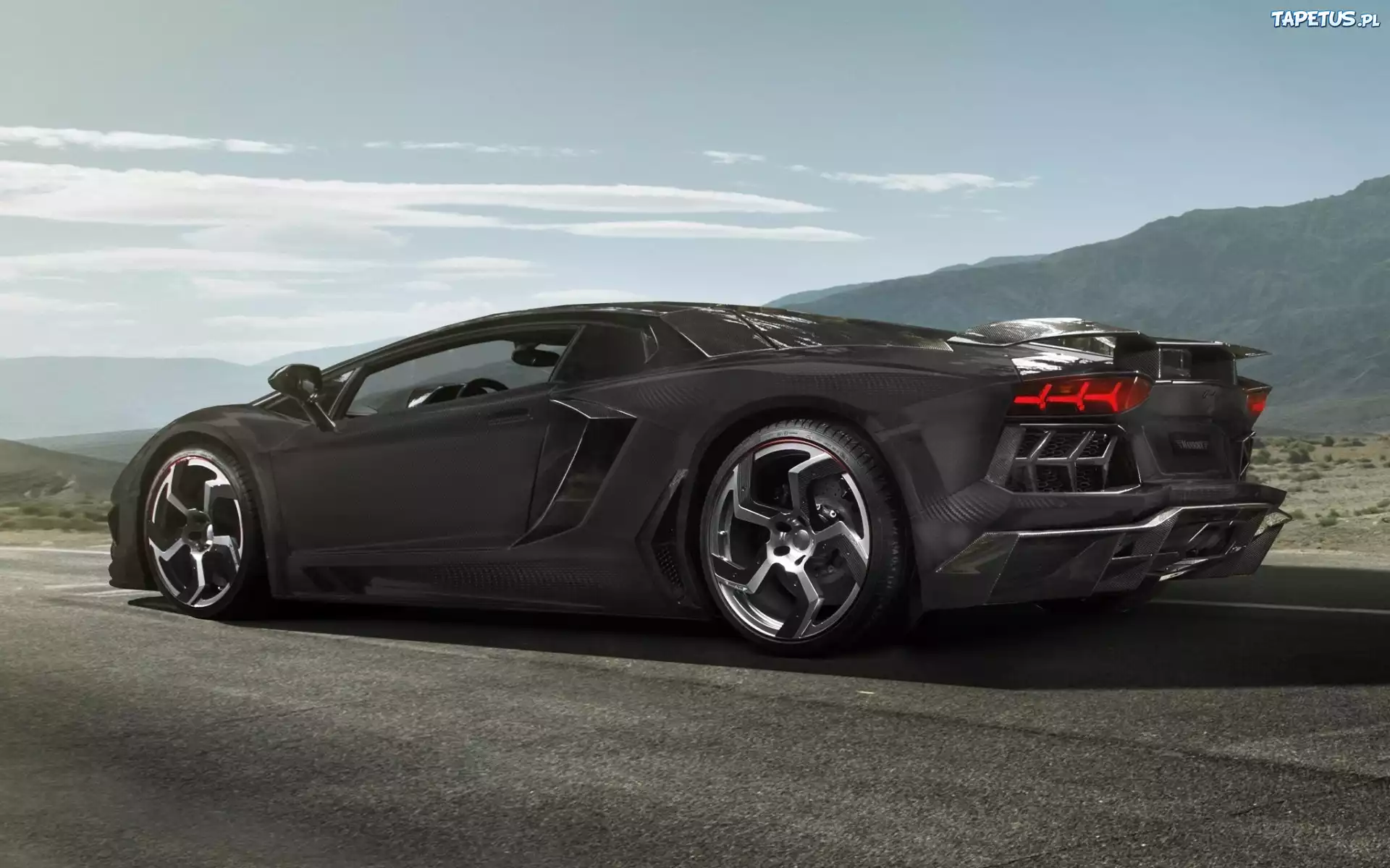 Czarny, Samochód, Lamborghini