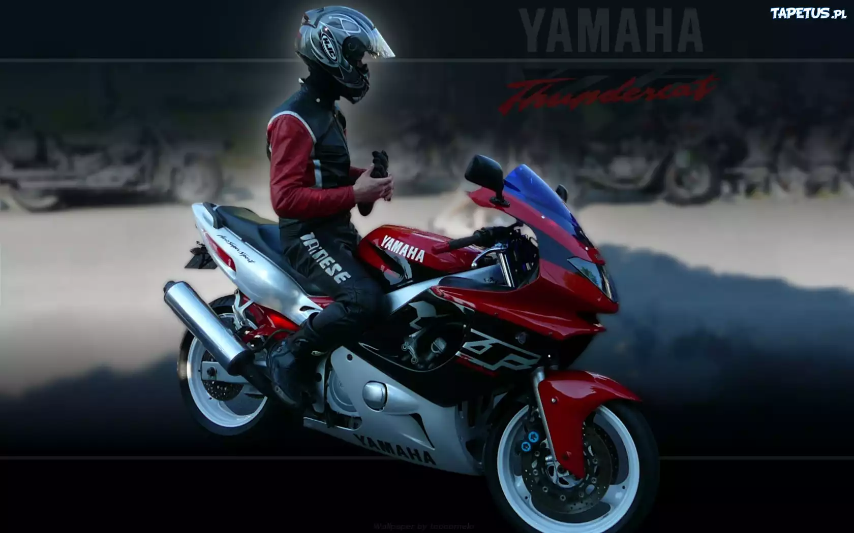 Yamaha, Thundercat, Motocykl, Motocyklist