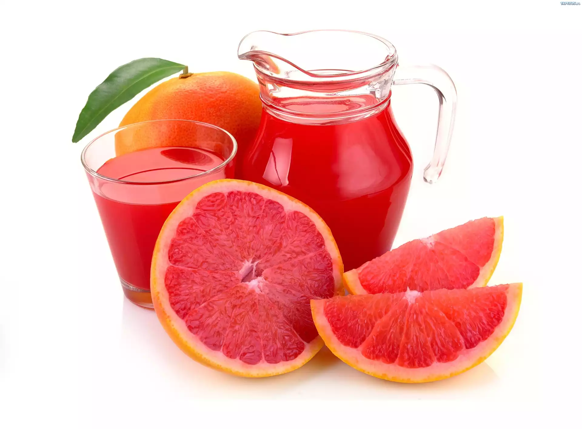 Sok, Grejpfrutowy, Grejpfruty