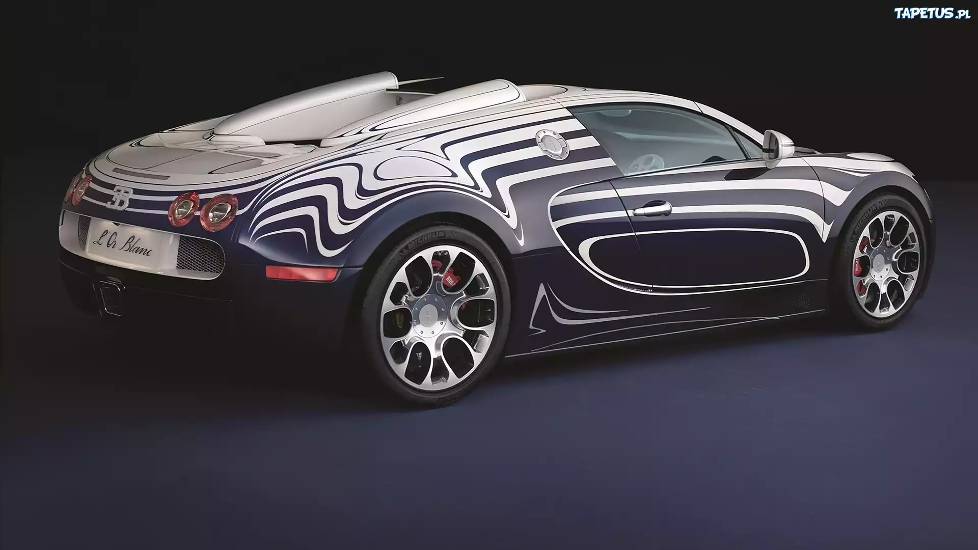 Samochód, Bugatti Veyron, Zebra