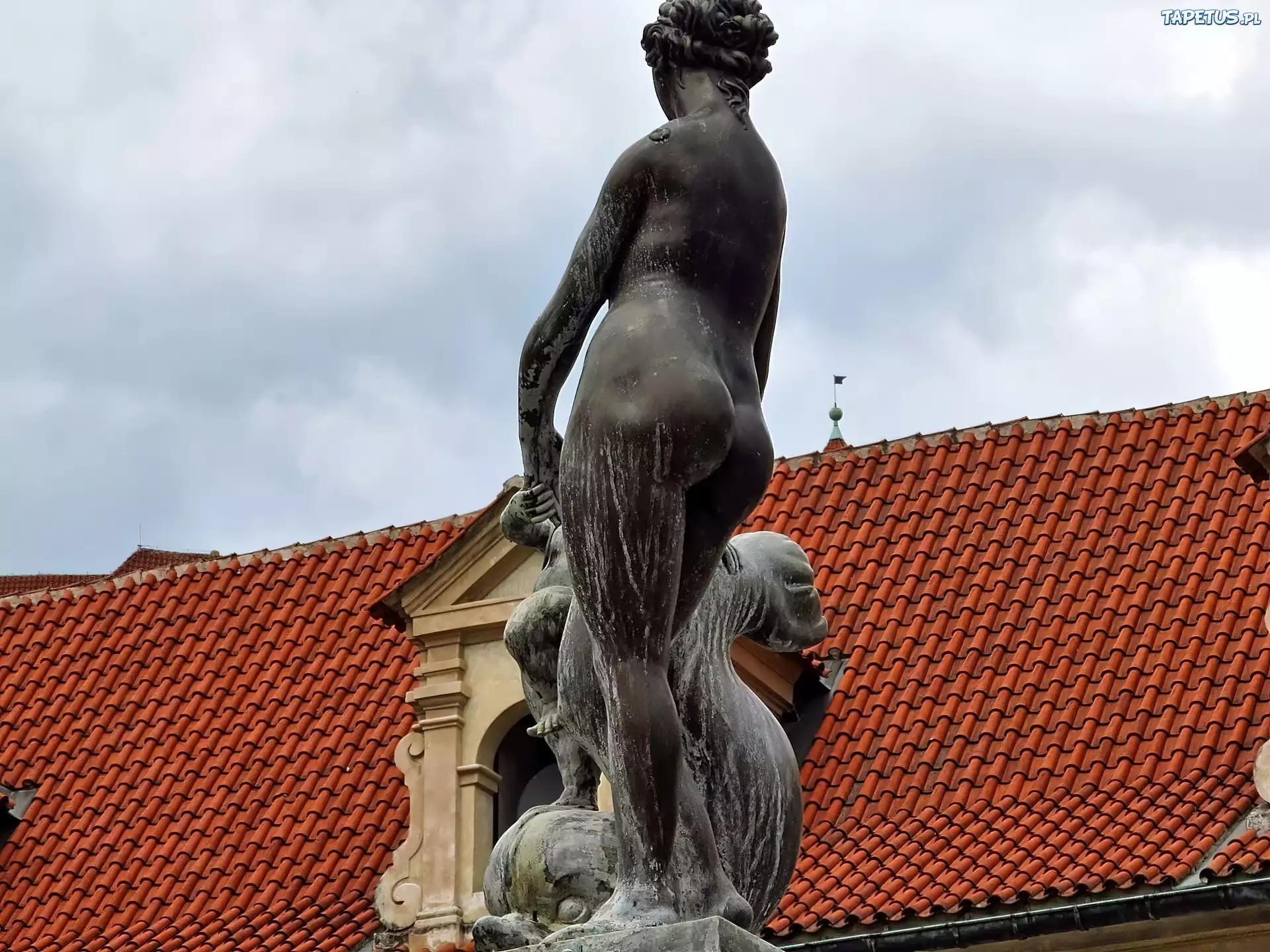Praga, Posąg, Zabytek, Ogrody Wallensteina