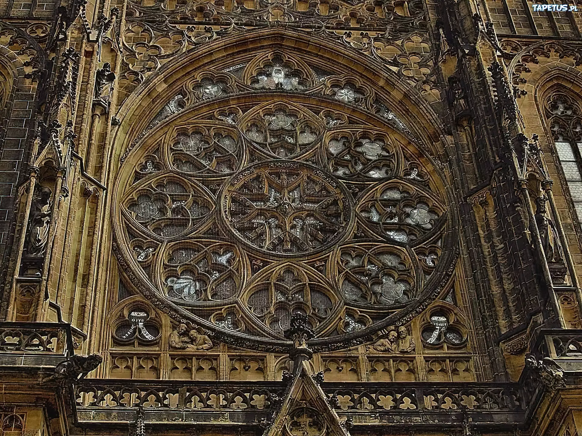 Witraż, Praga, Katedra, Św. Witta
