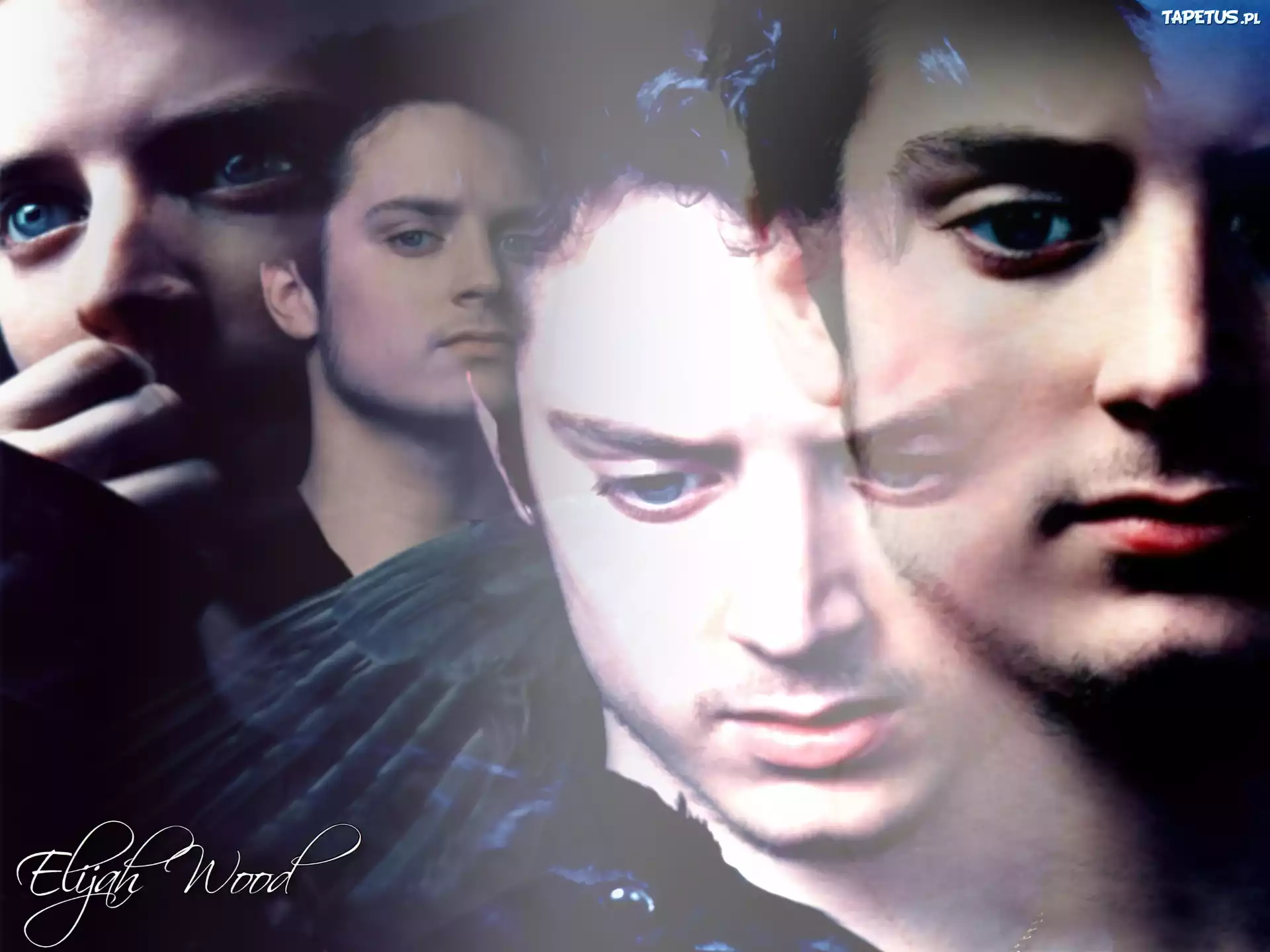 Elijah Wood,twarze, oczy