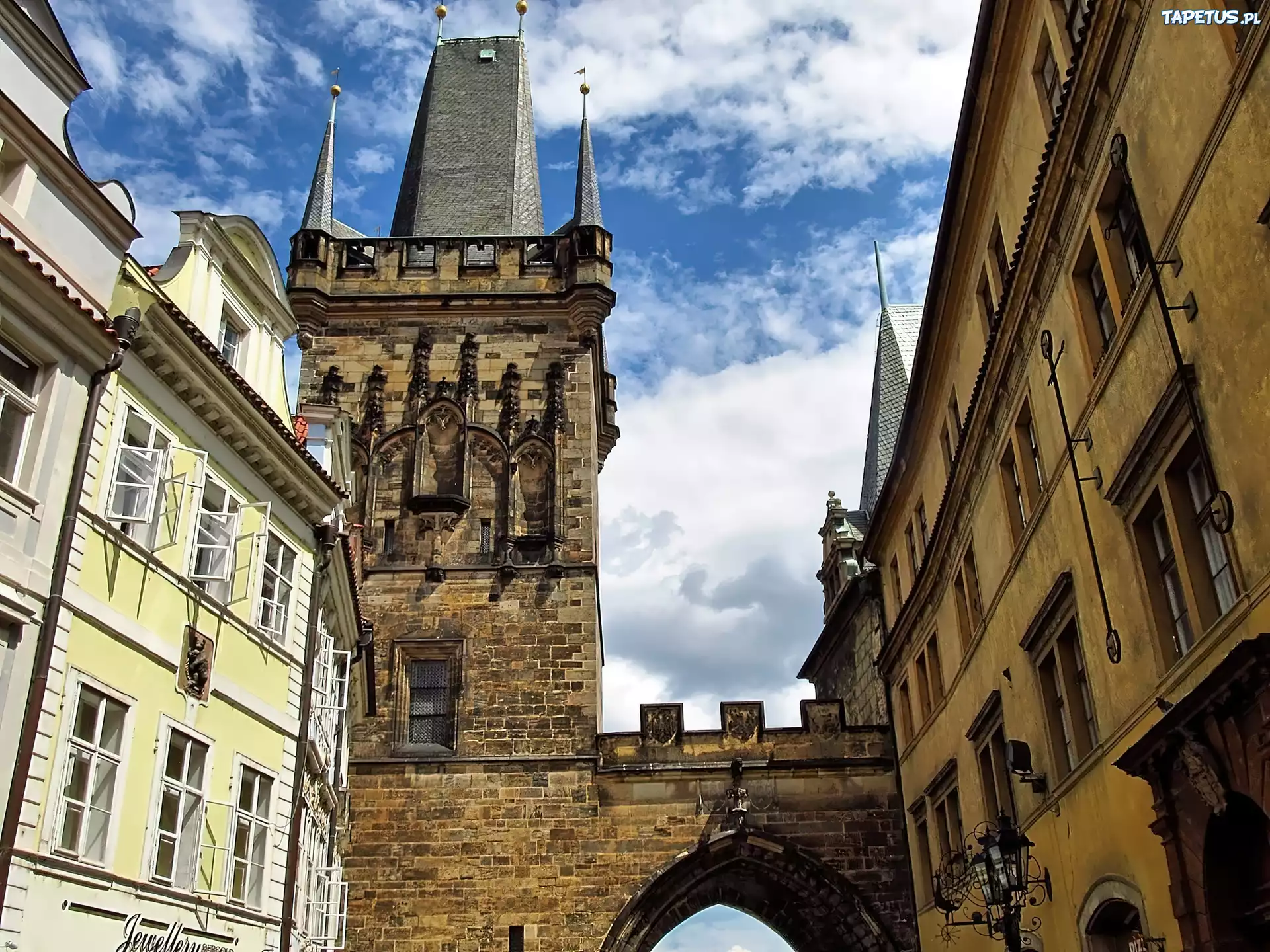 Praga, Most Karola, Zabytek, Domy