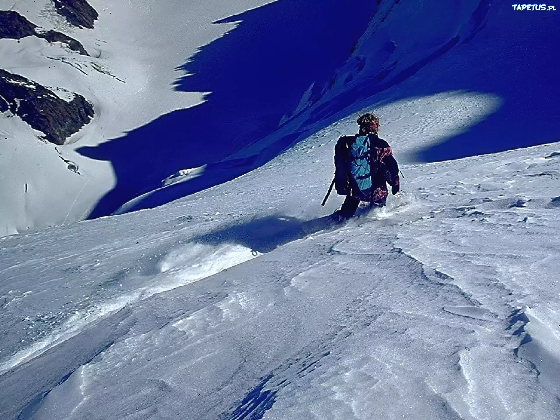 Snowbording,deska ,śnieg, zima