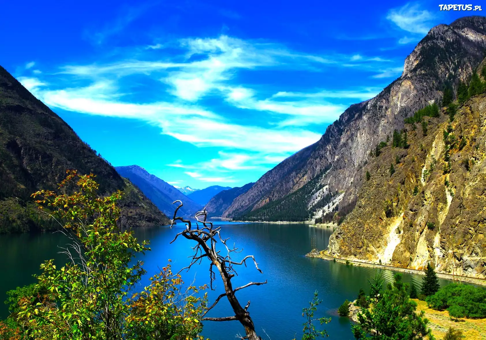 Góry, Jezioro, Niebo
