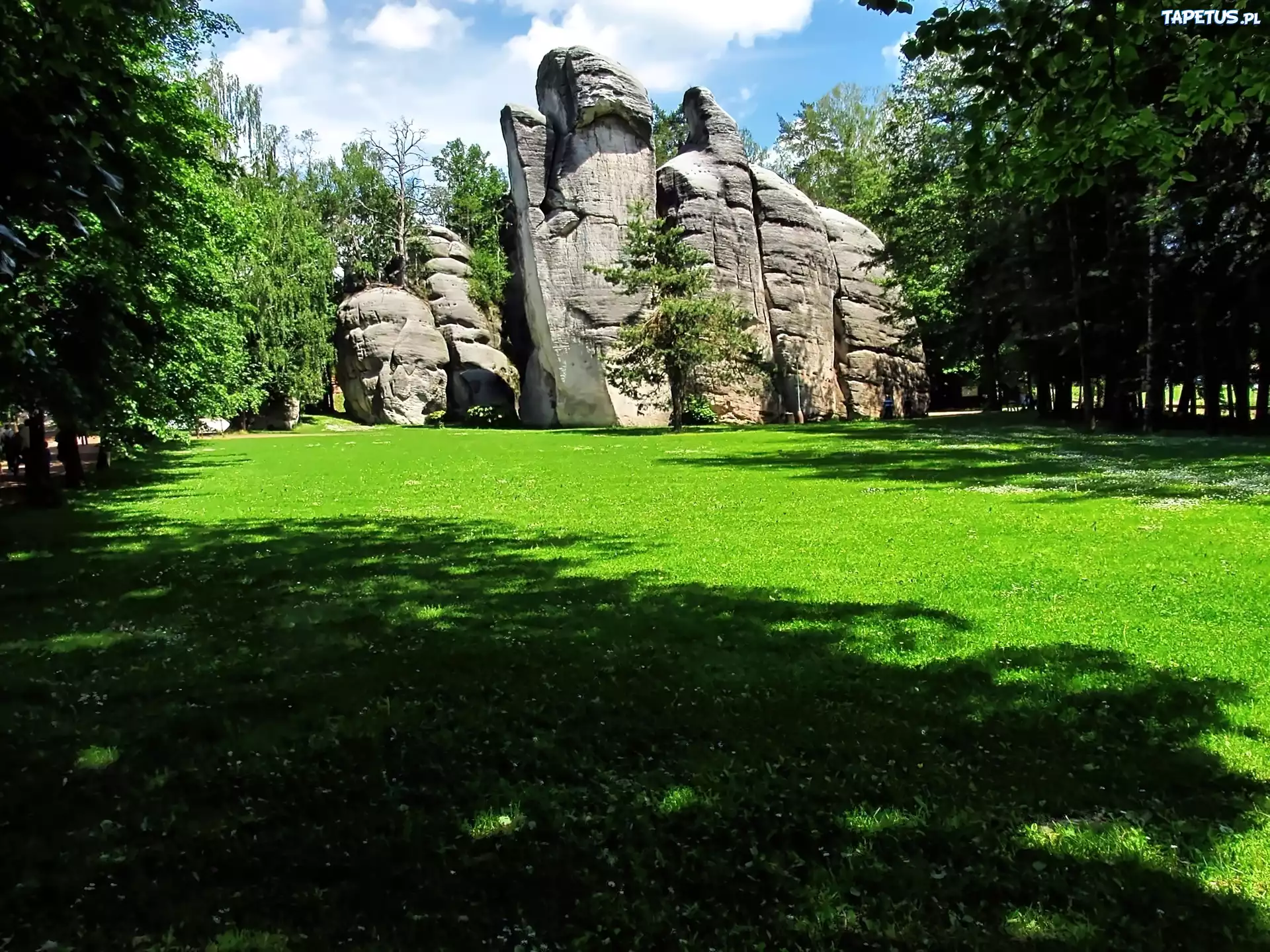 Czechy, Adrspach, Skały