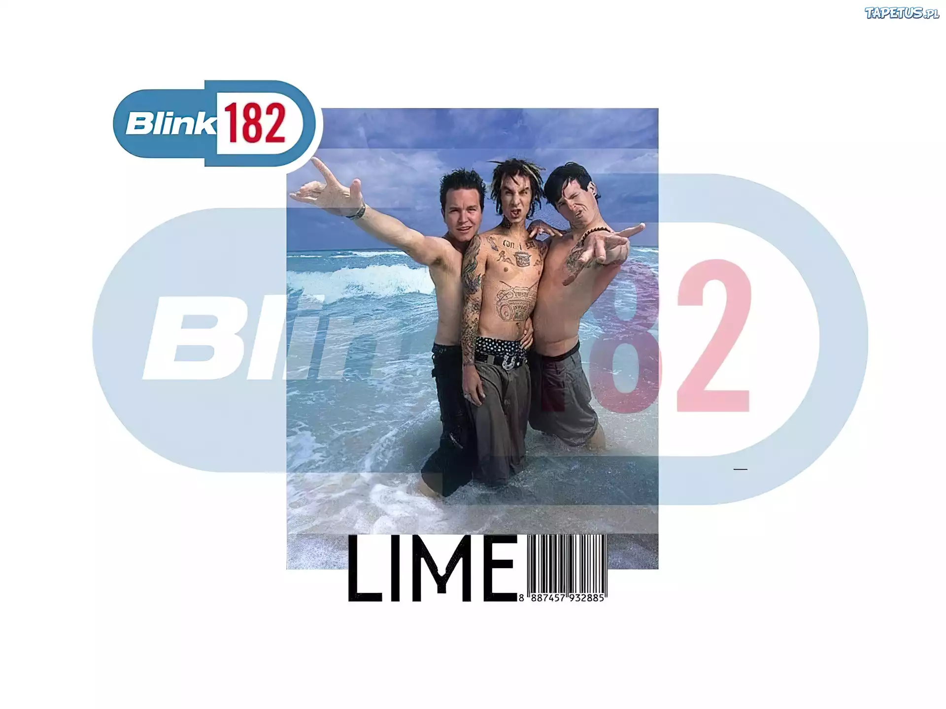 Blink 182,Lime, woda ,zdjęcie