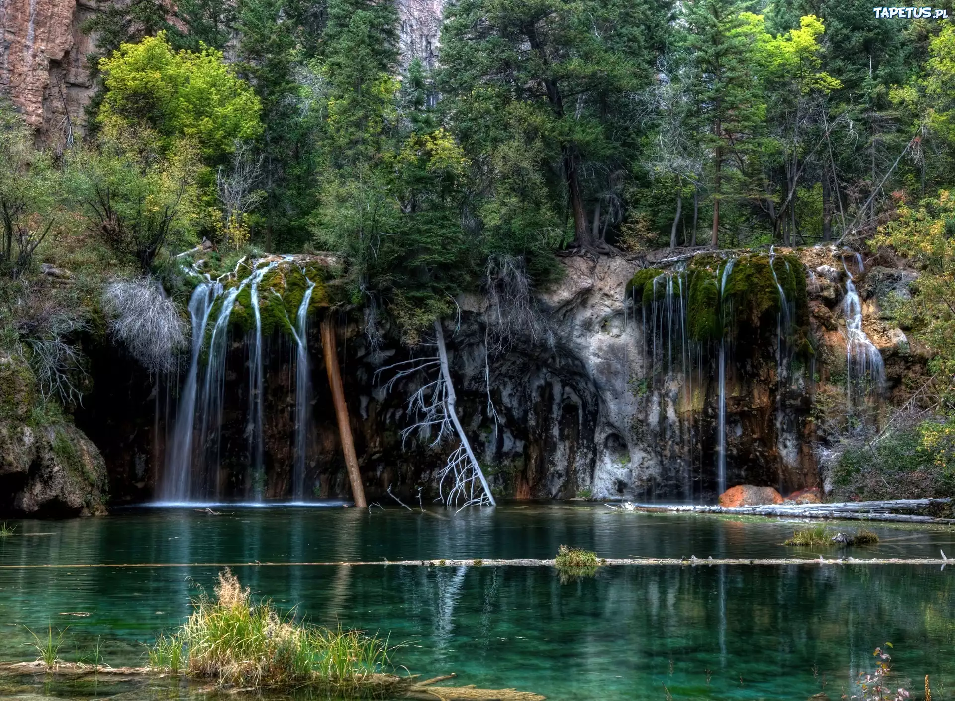 Jezioro, Las, Kaskada