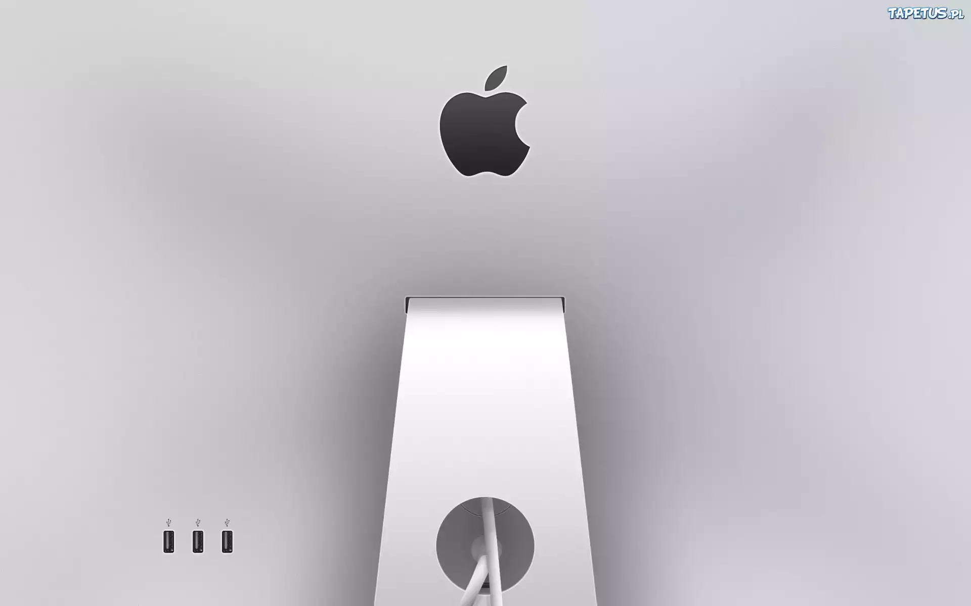 Apple, Logo, Wtyczka, USB