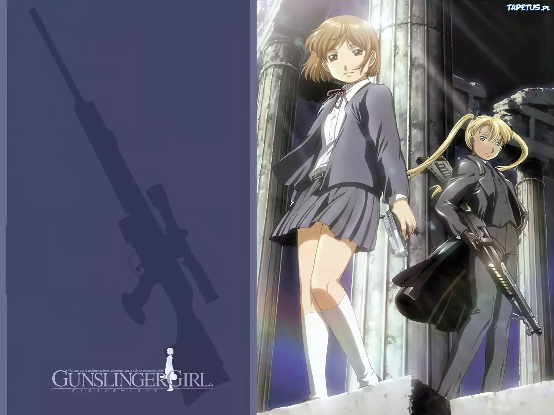 Gunslinger Girl, kobiety, broń, karabin