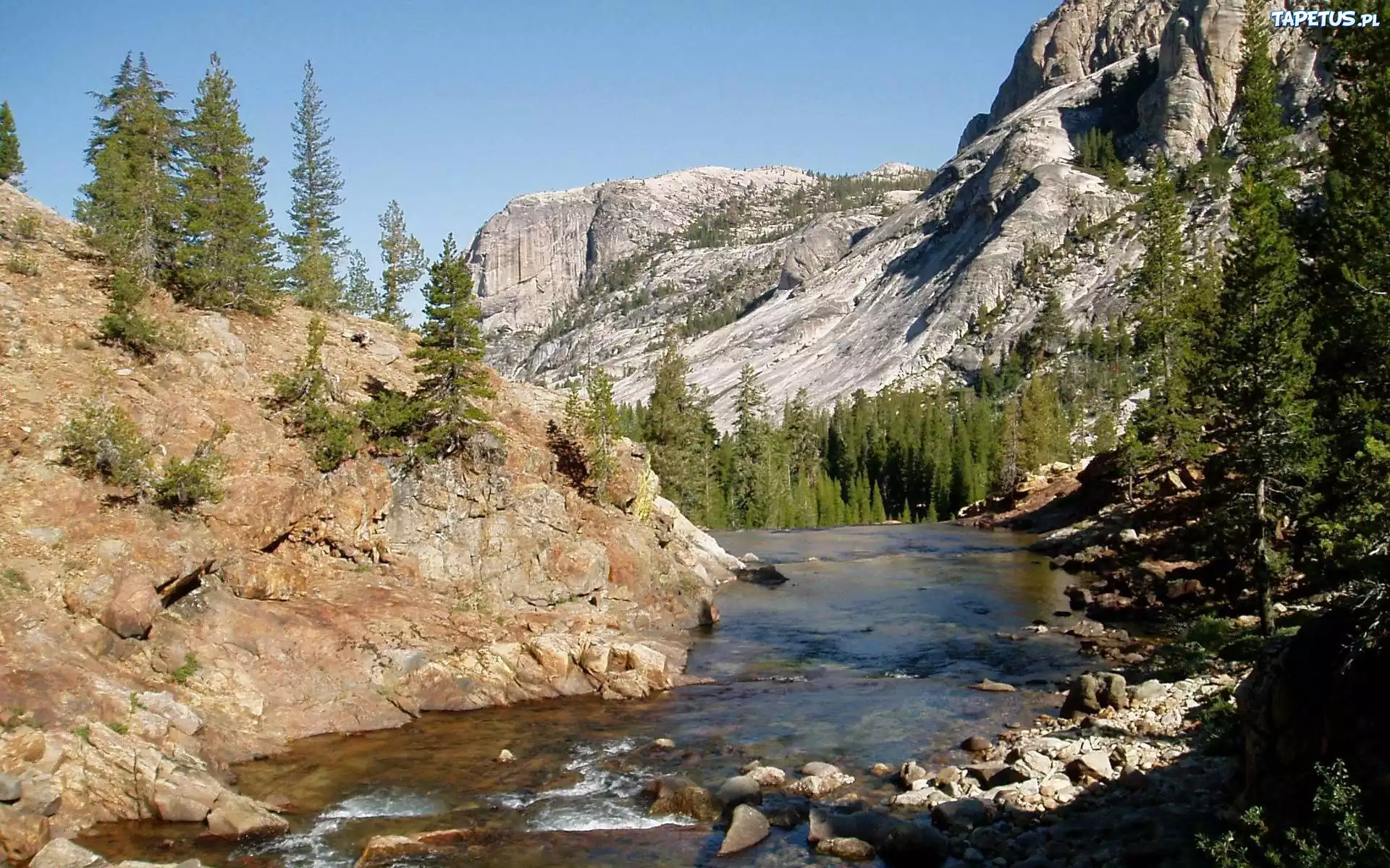 природа горы река скалы nature mountains river rock бесплатно