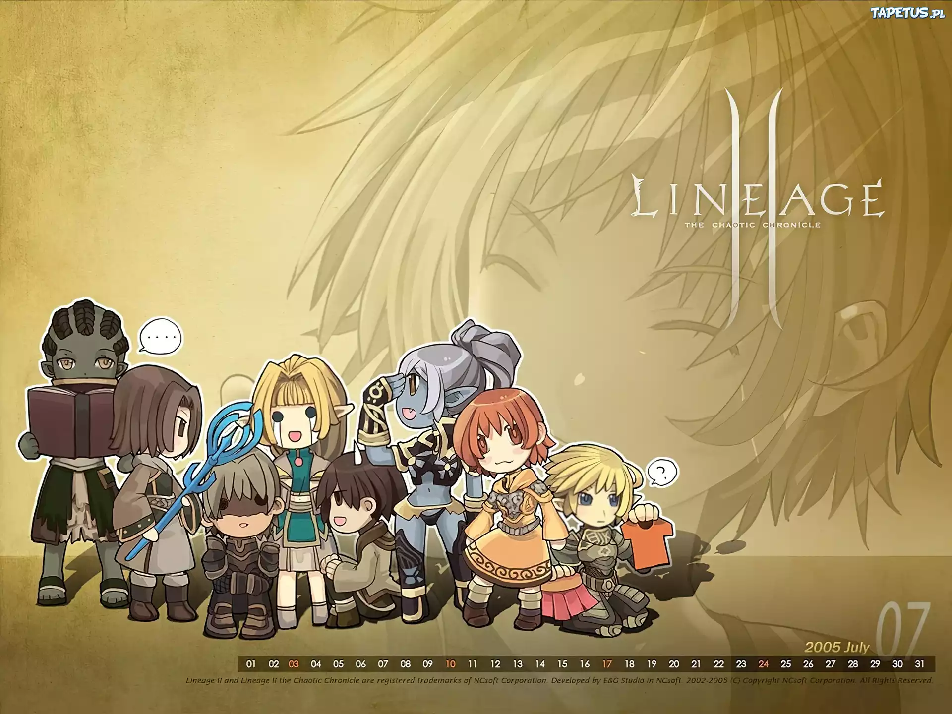 Lineage 2, postacie, komiks, miecz
