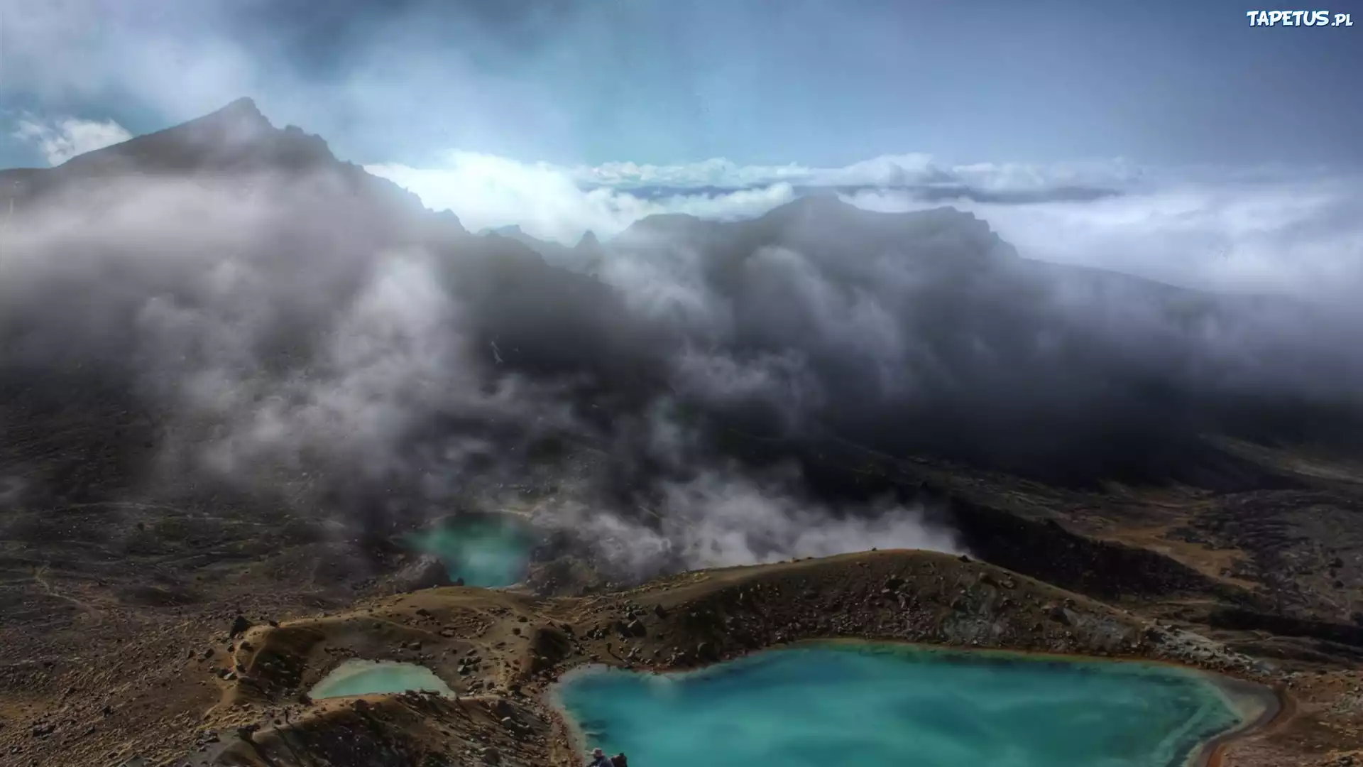 Tongariro, National, Park, Nowa Zelandia