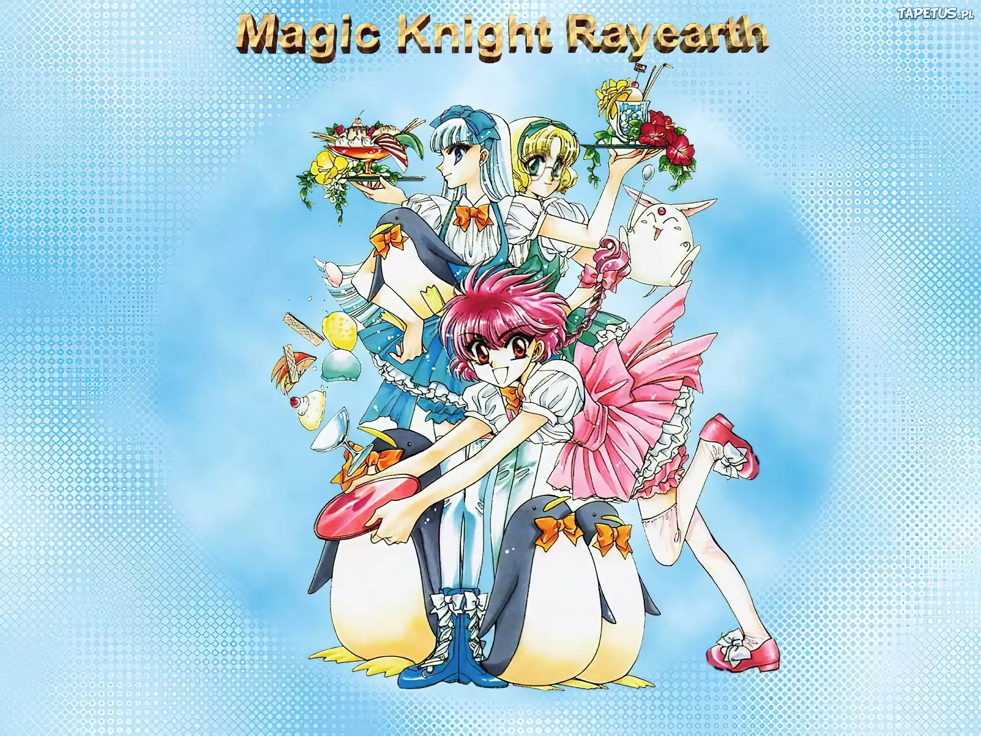 Magic Knight Rayearth, ludzie, pingwiny