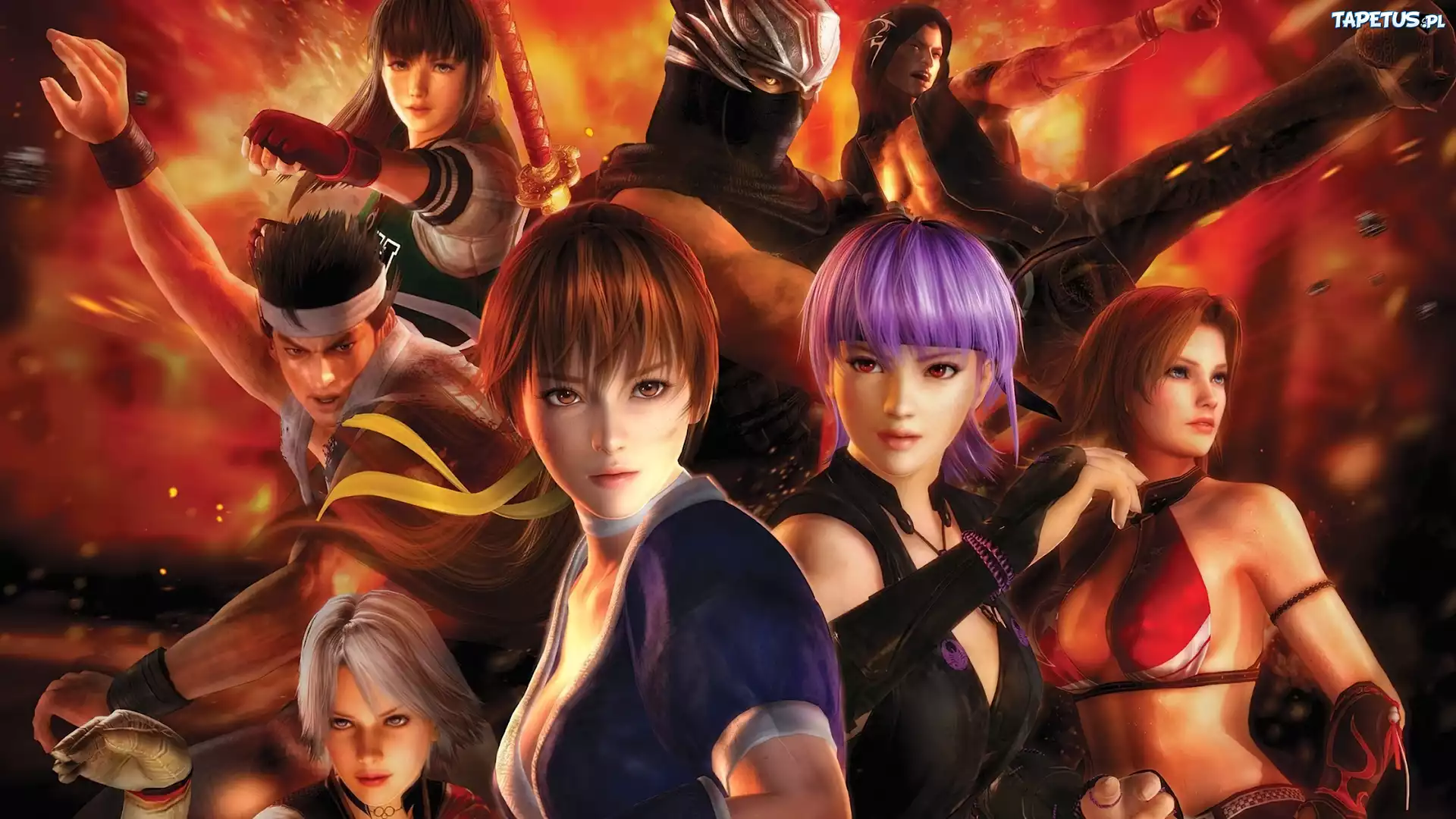 Dead Of Alive 5, Postacie