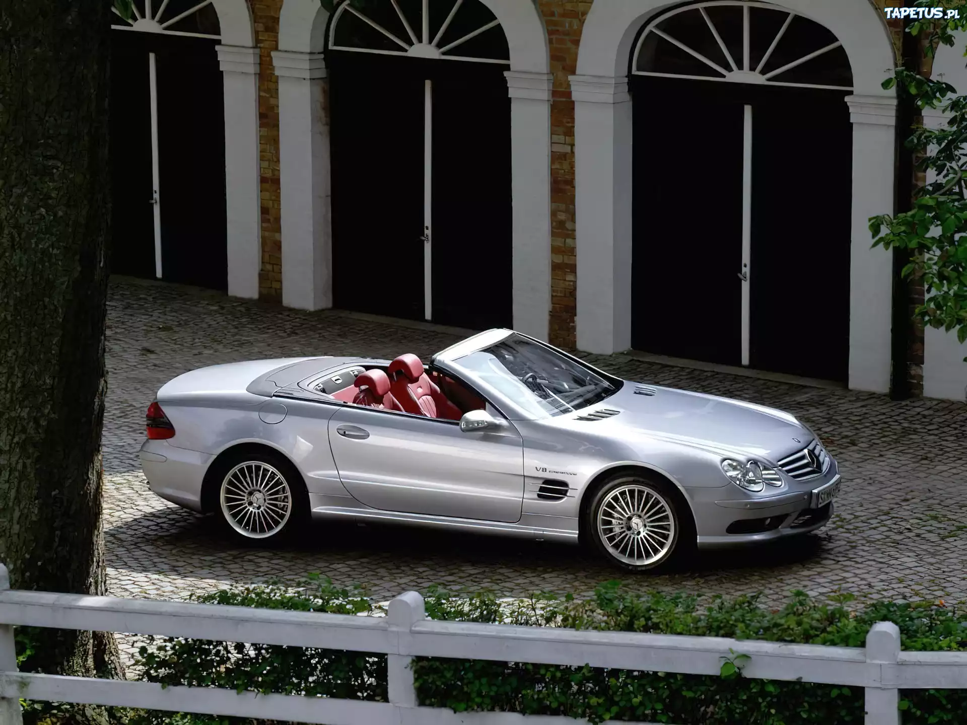 Mercedes, SL, Wiśniowe Skóry