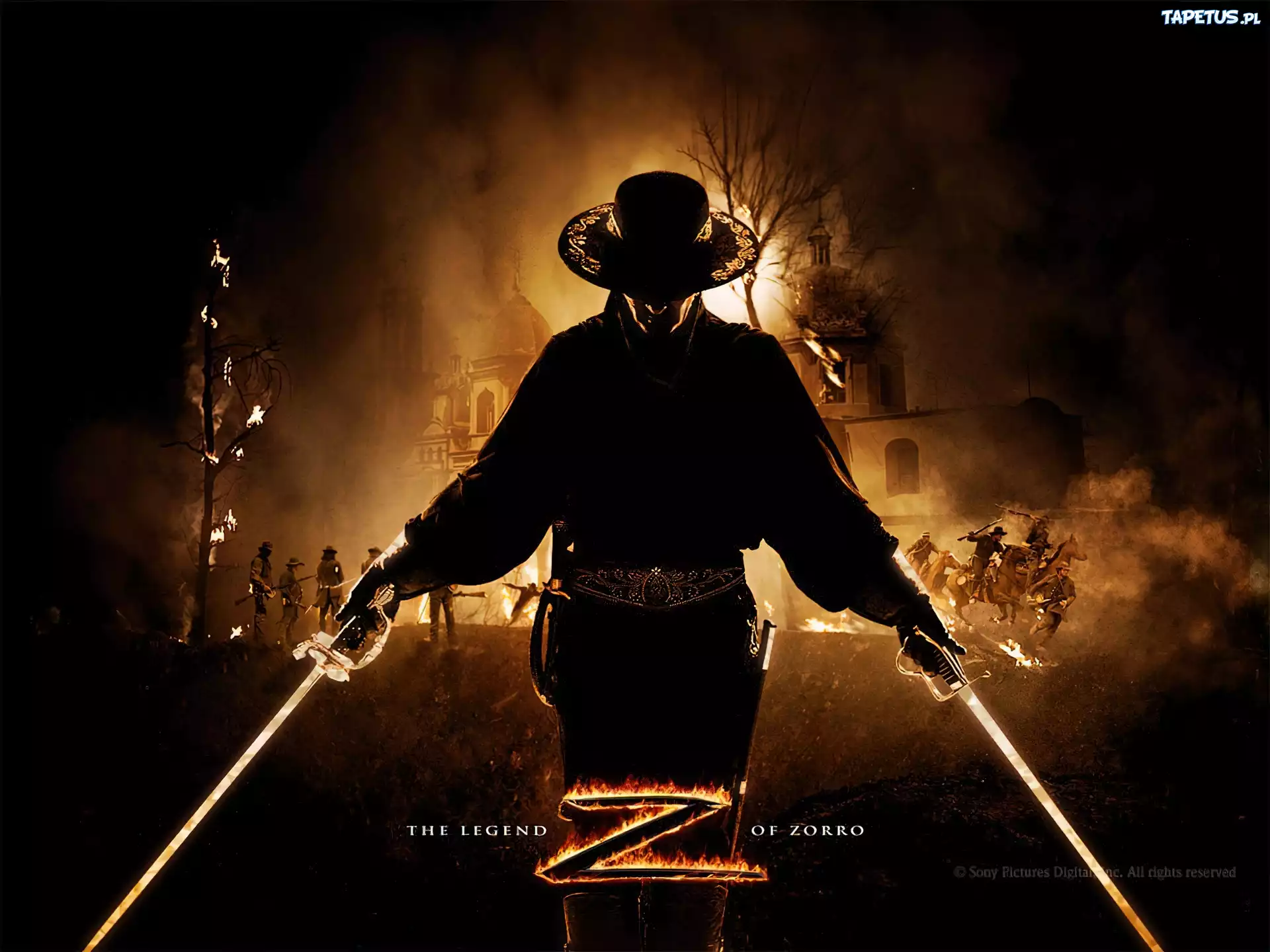 Antonio Banderas,zorro, miecze