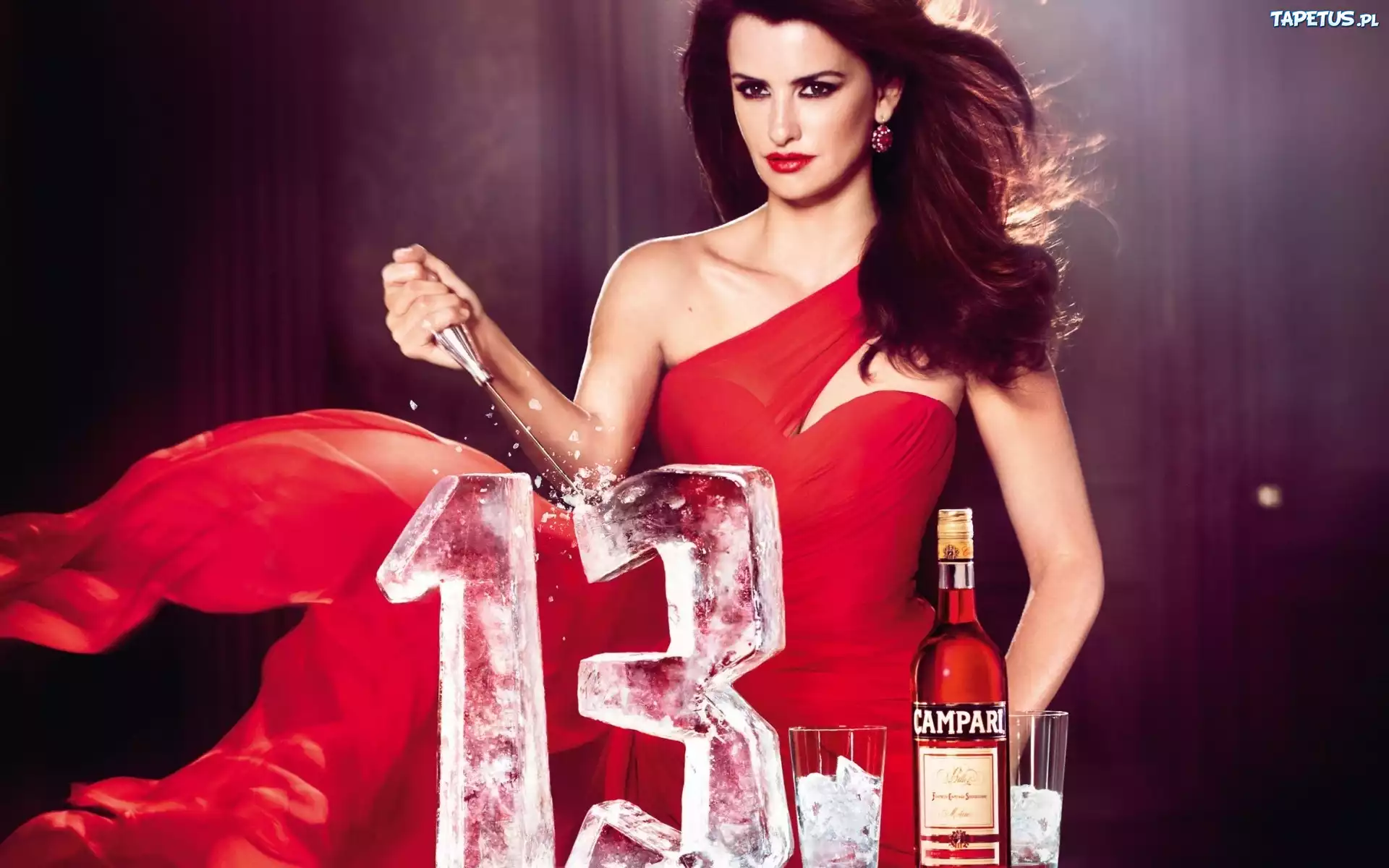 Penelope Cruz, Likier, Campari, Lód