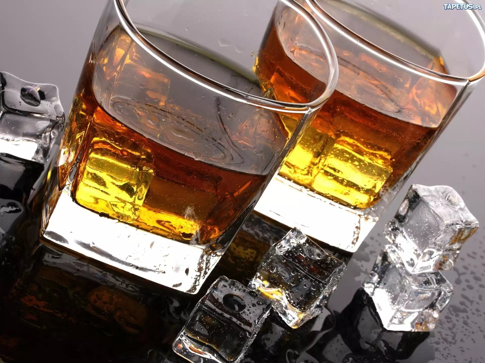 Szklaneczki, Whisky, Kostki, Lodu