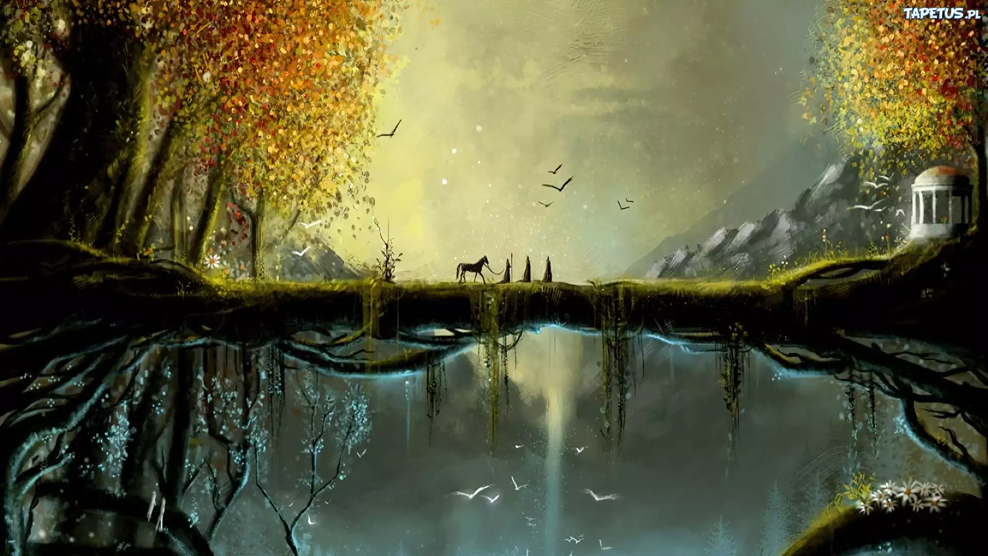Grafika, Fantasy, Drzewo