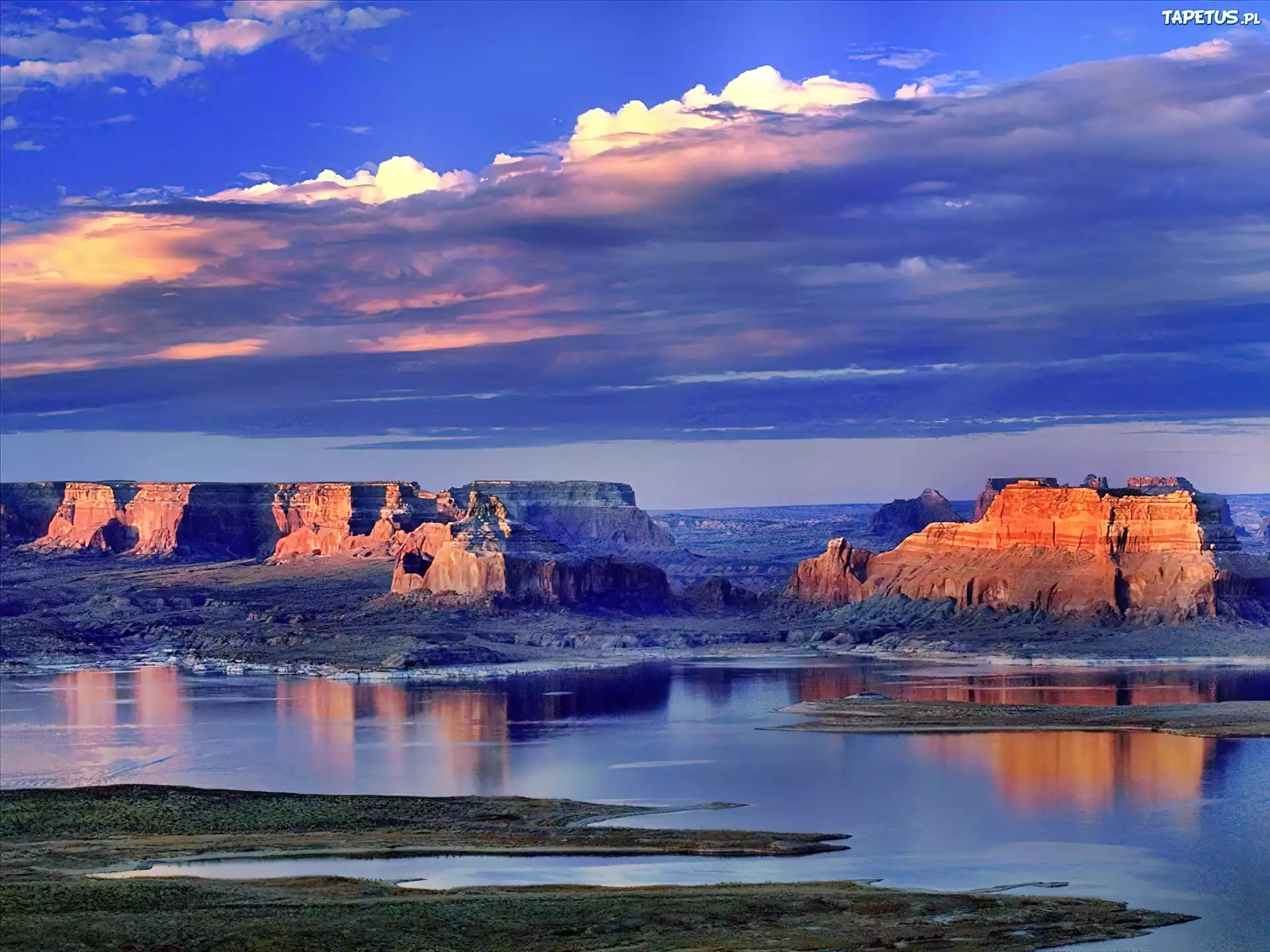 Kanion, Chmury, Rozlewiska, Utah