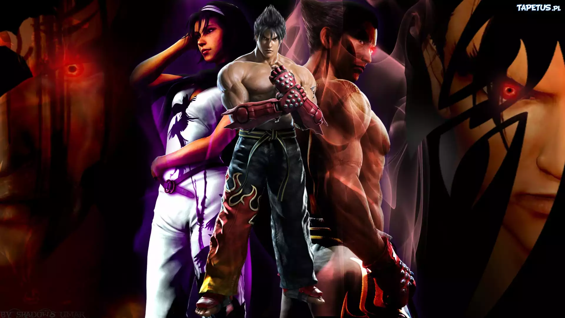 Tekken Tag Tournament 2, Jin, Jun, Kazama, Kazuya Mishima