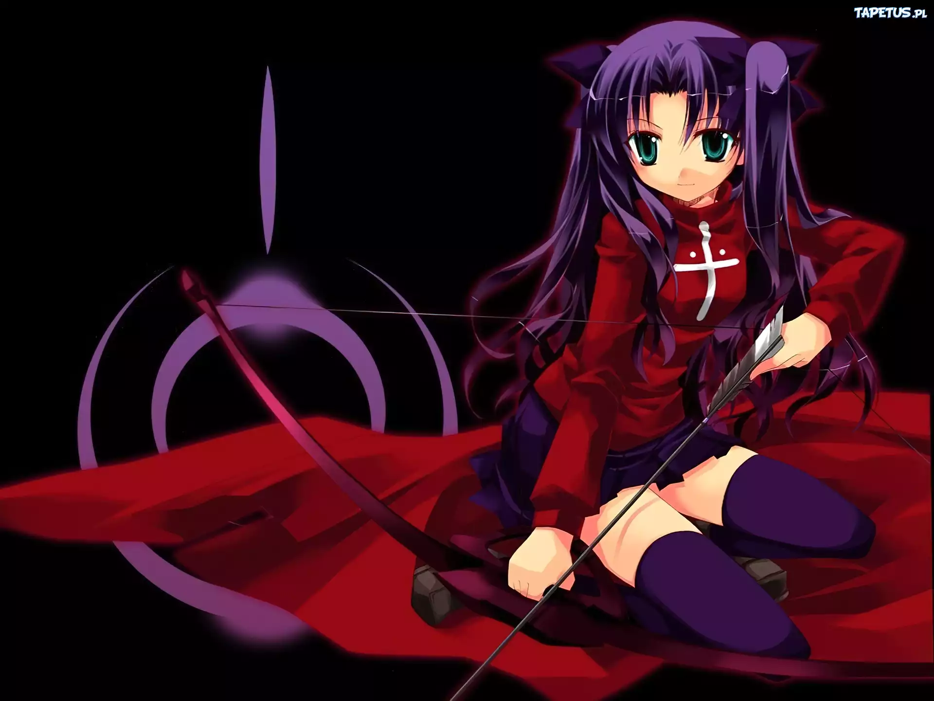 łuk, dziewczyna, broń, Fate Stay Night
