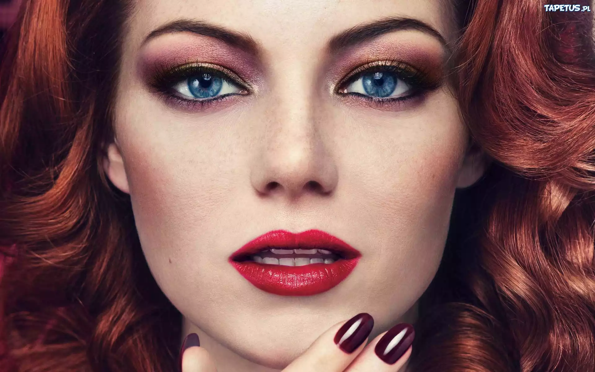 Kobieta, Makijaż, Emma Stone