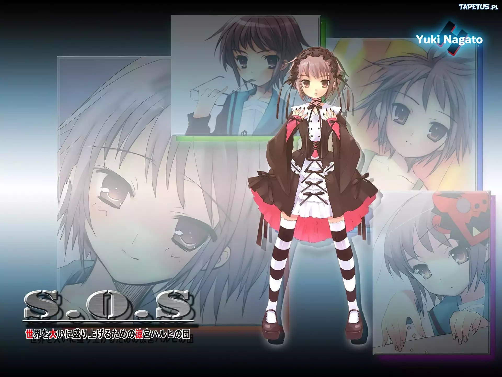 Suzumiya Haruhi No Yuuutsu, dziewczyna, twarze