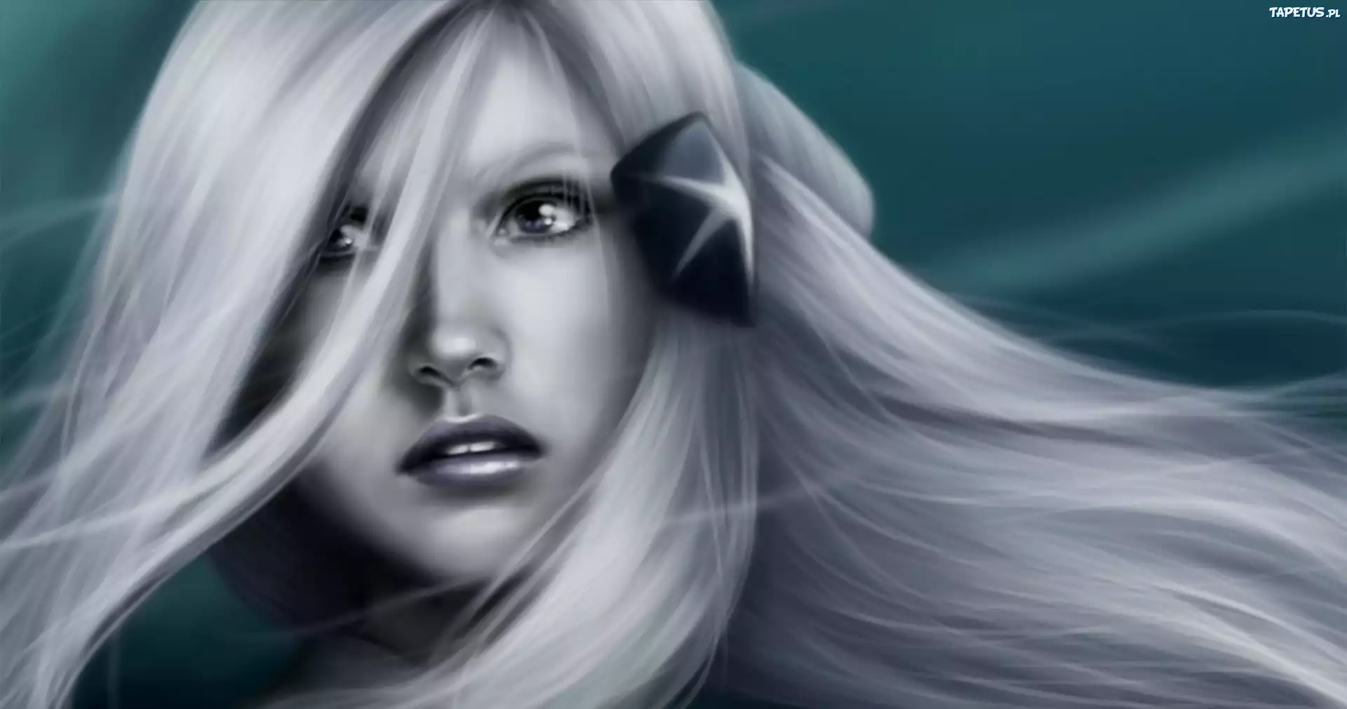 Kobieta, Platynowa, Blondynka