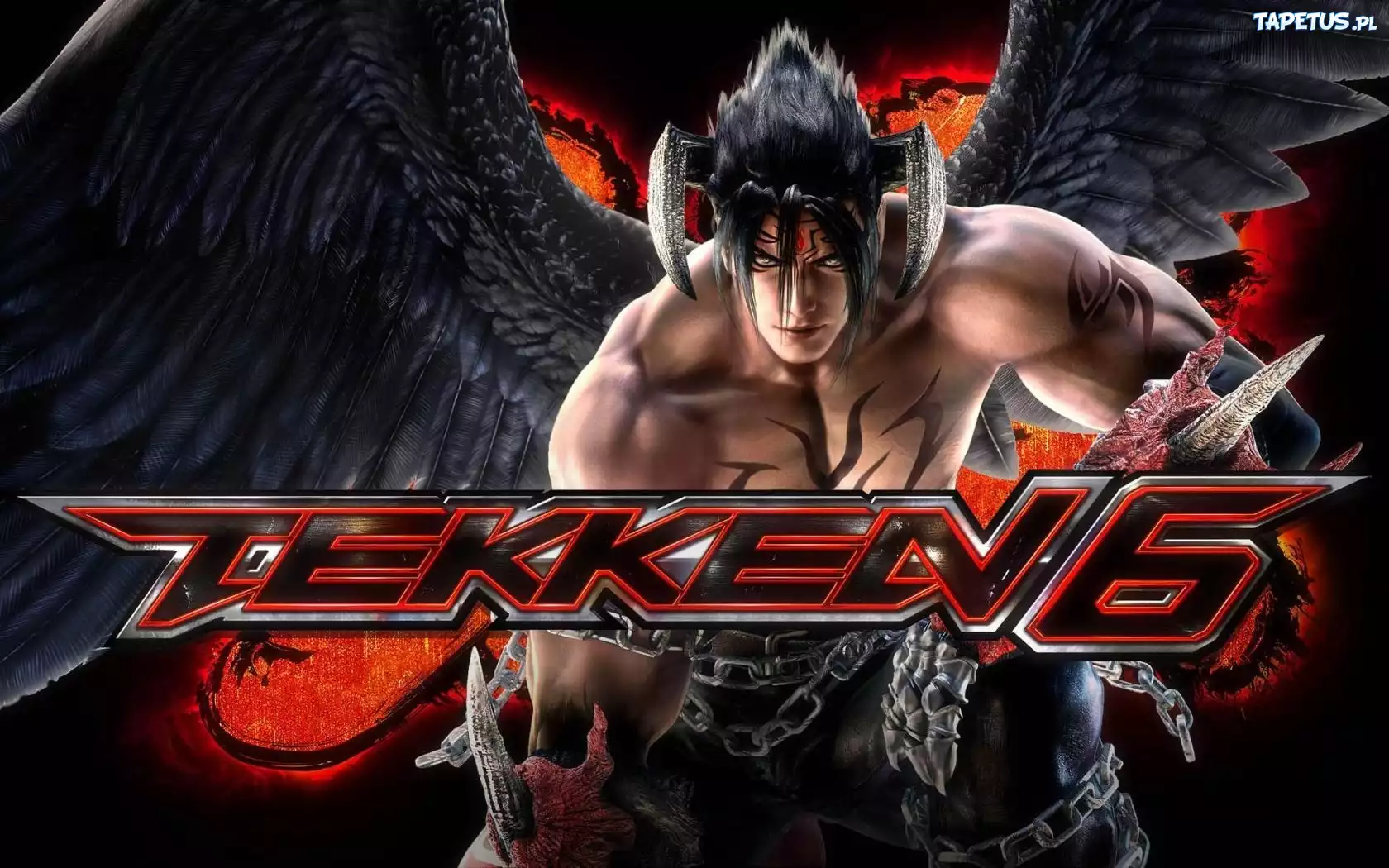 Teeken6, Devil, Jin, Skrzydła, Rogi